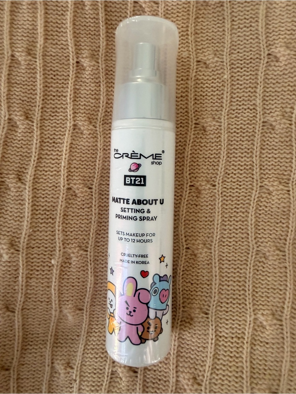 BT21 Matte About U Setting & Priming Spray